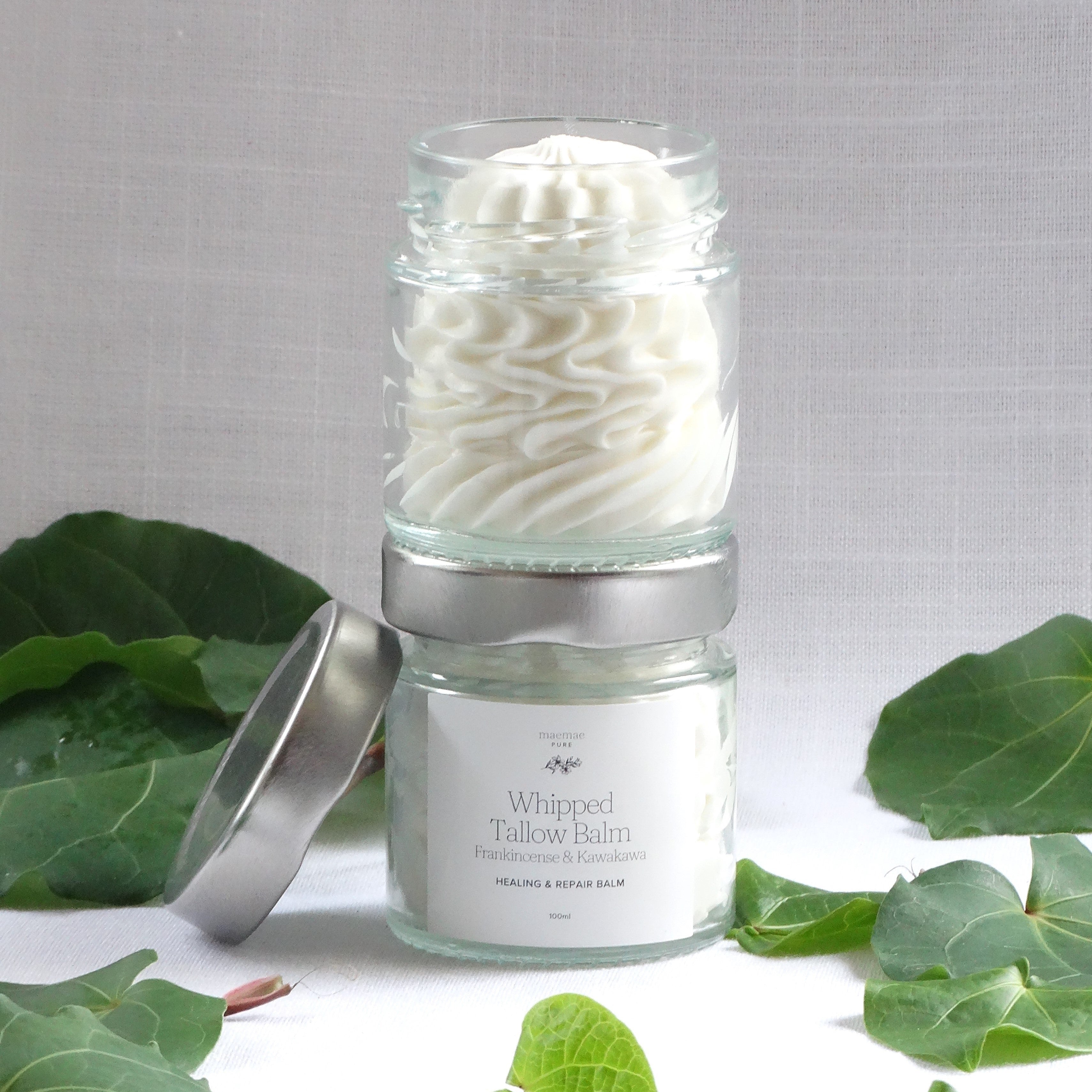 Healing & Repair Whipped Tallow Balm- with Frankincense & Kawakawa
