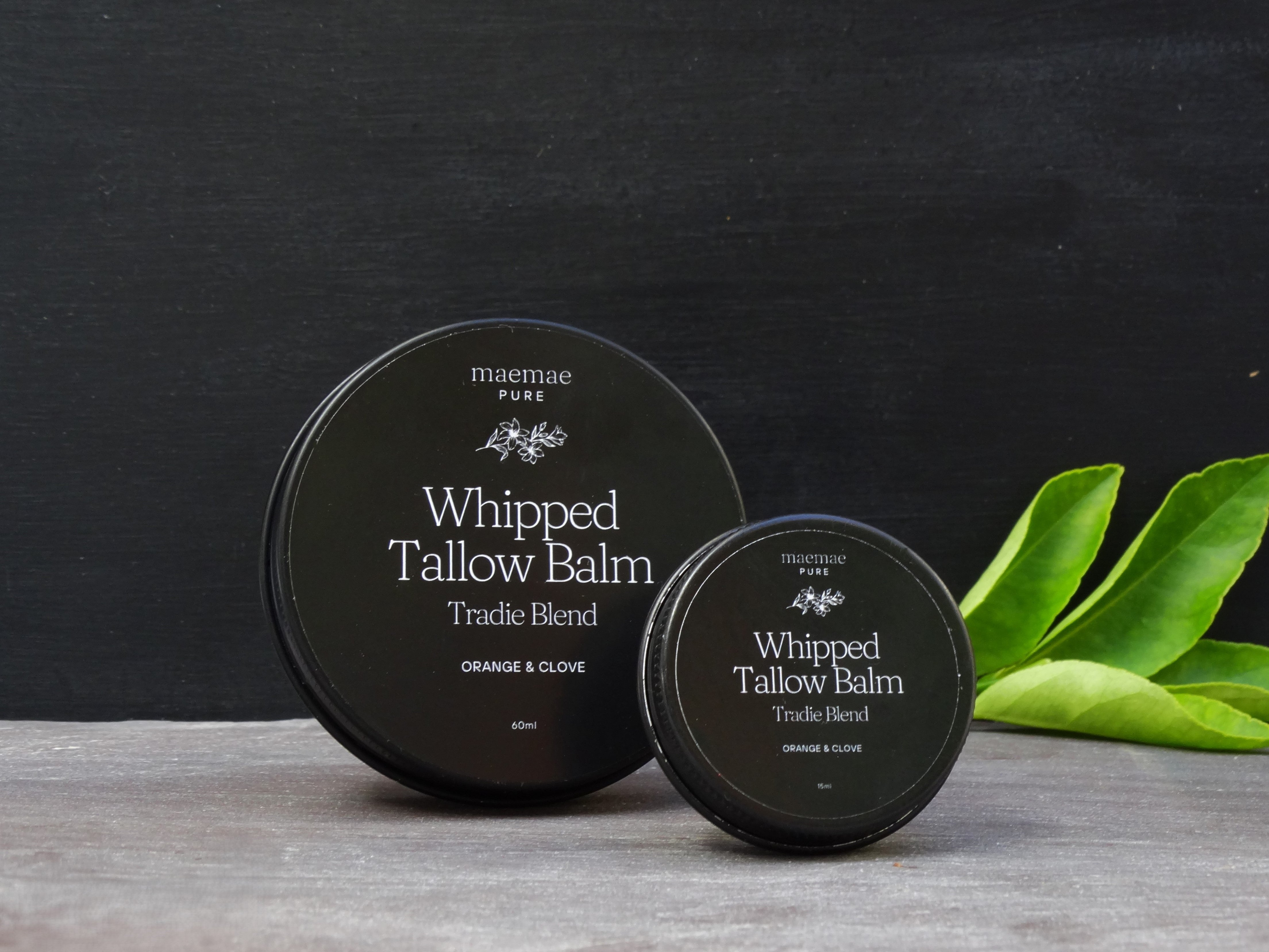 Whipped Tallow Balm – Tradie Blend (Orange & Clove)