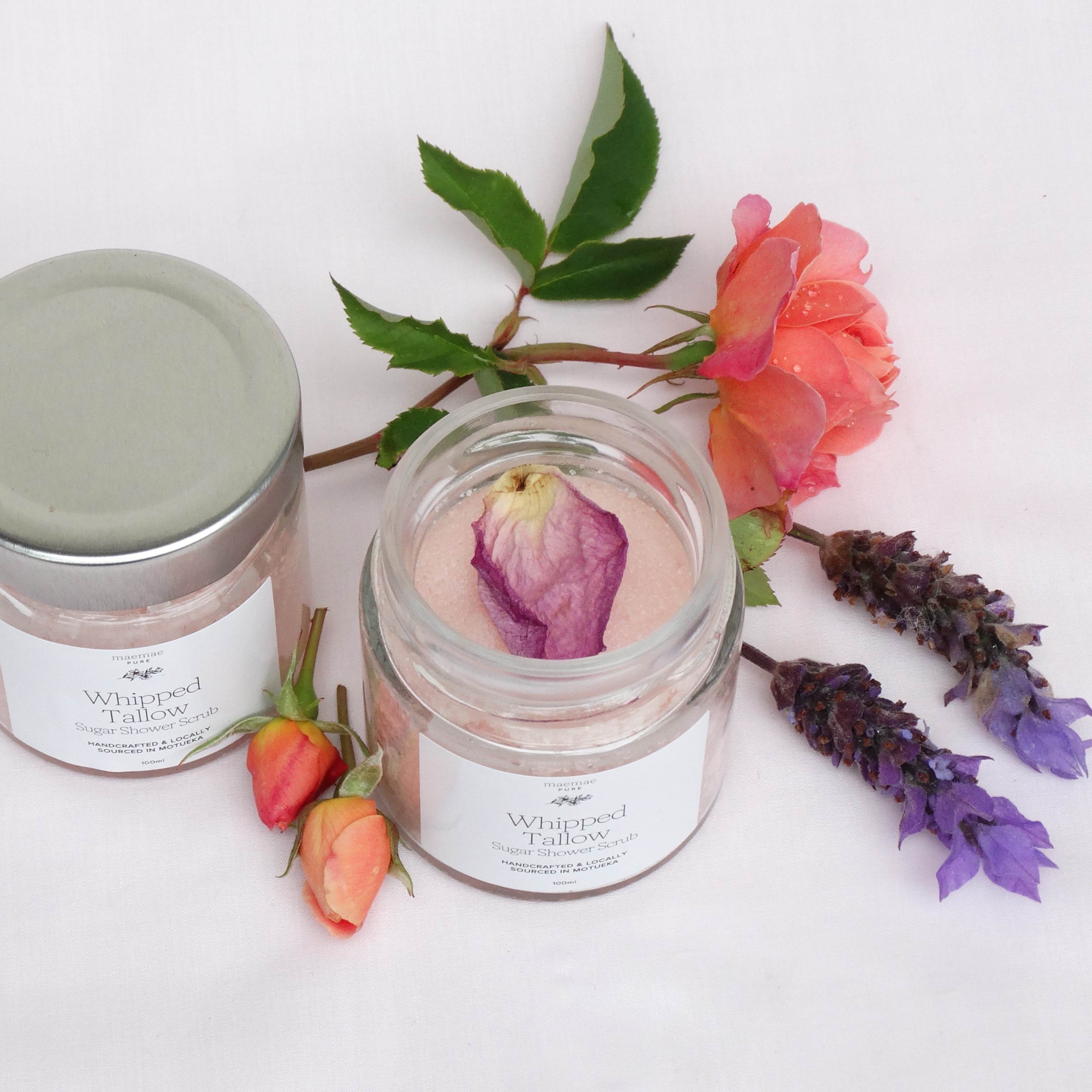 Rose Sugar Scrub