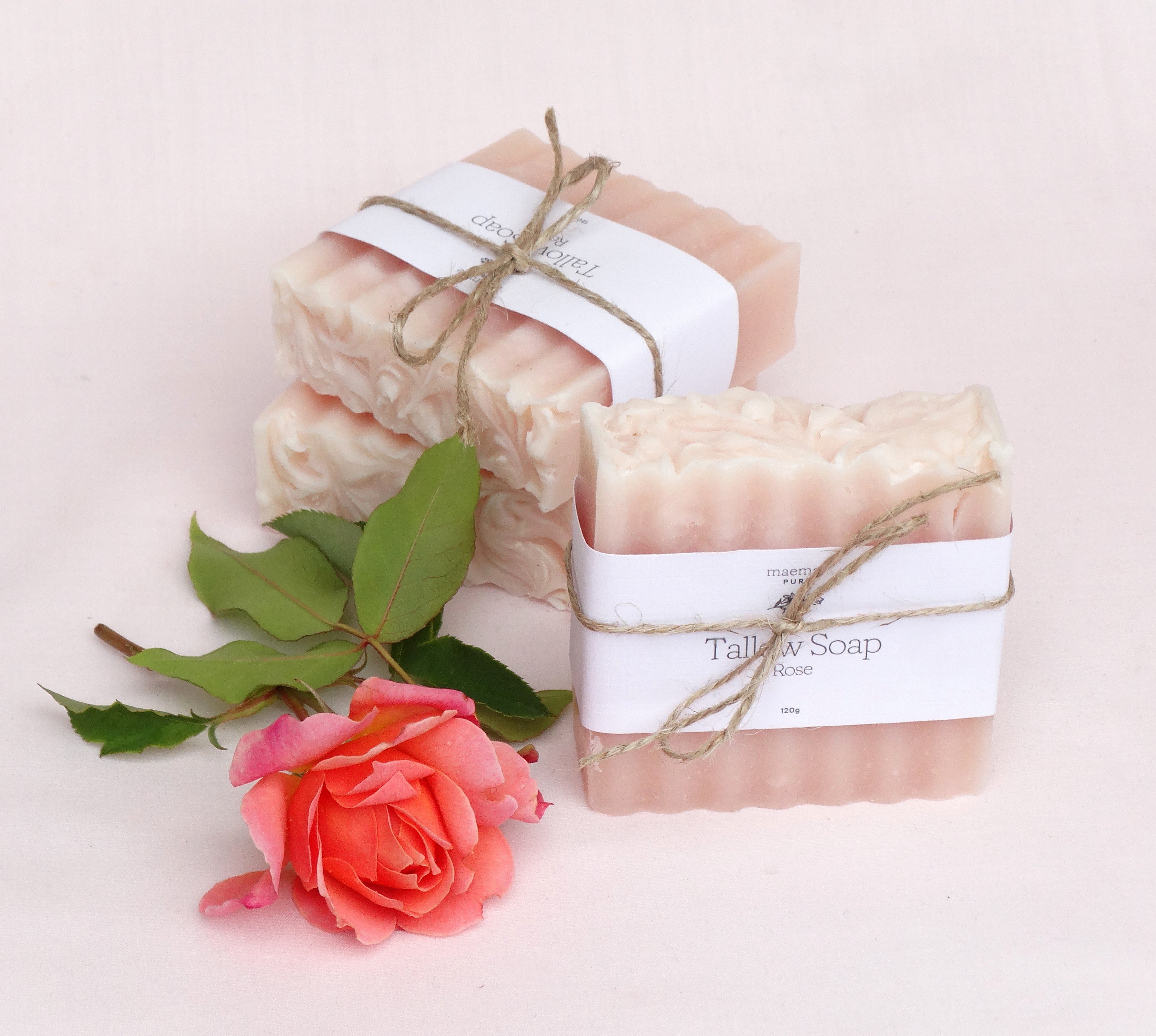 Tallow Soap- Rose