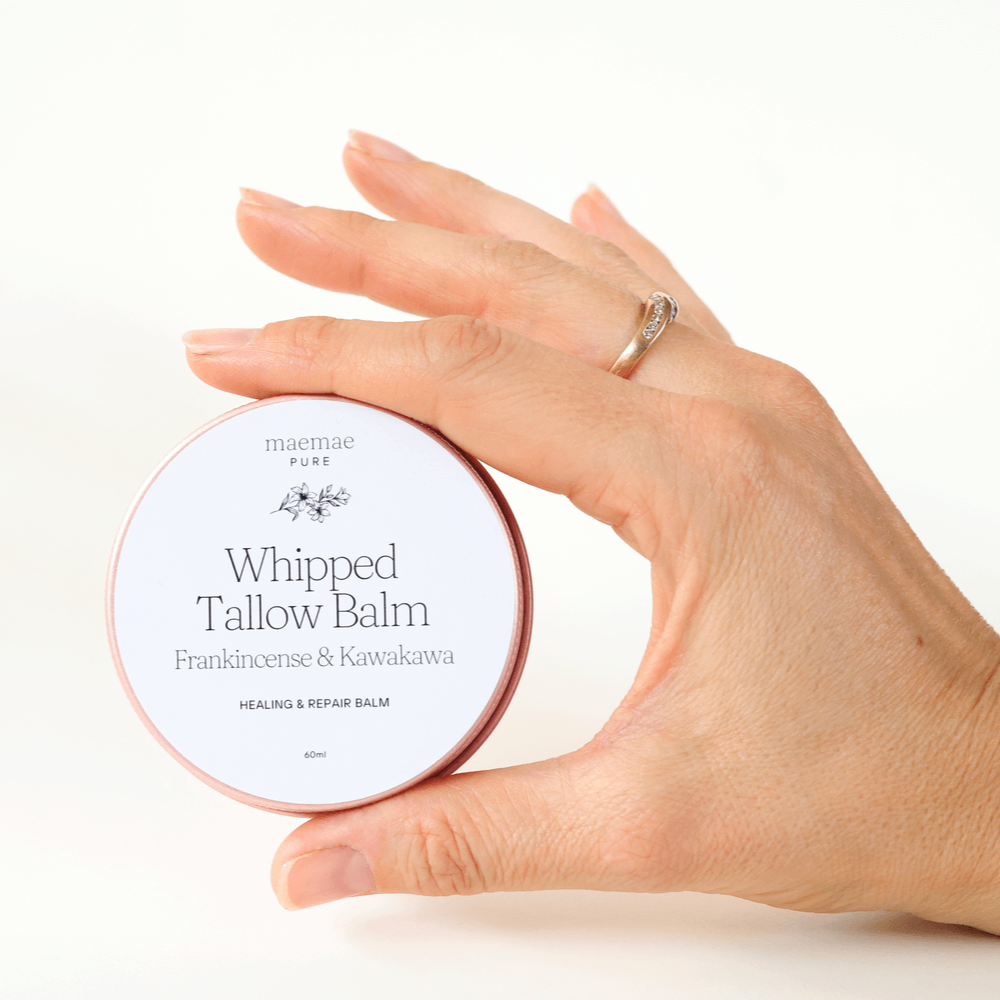 Healing & Repair Whipped Tallow Balm- with Frankincense & Kawakawa