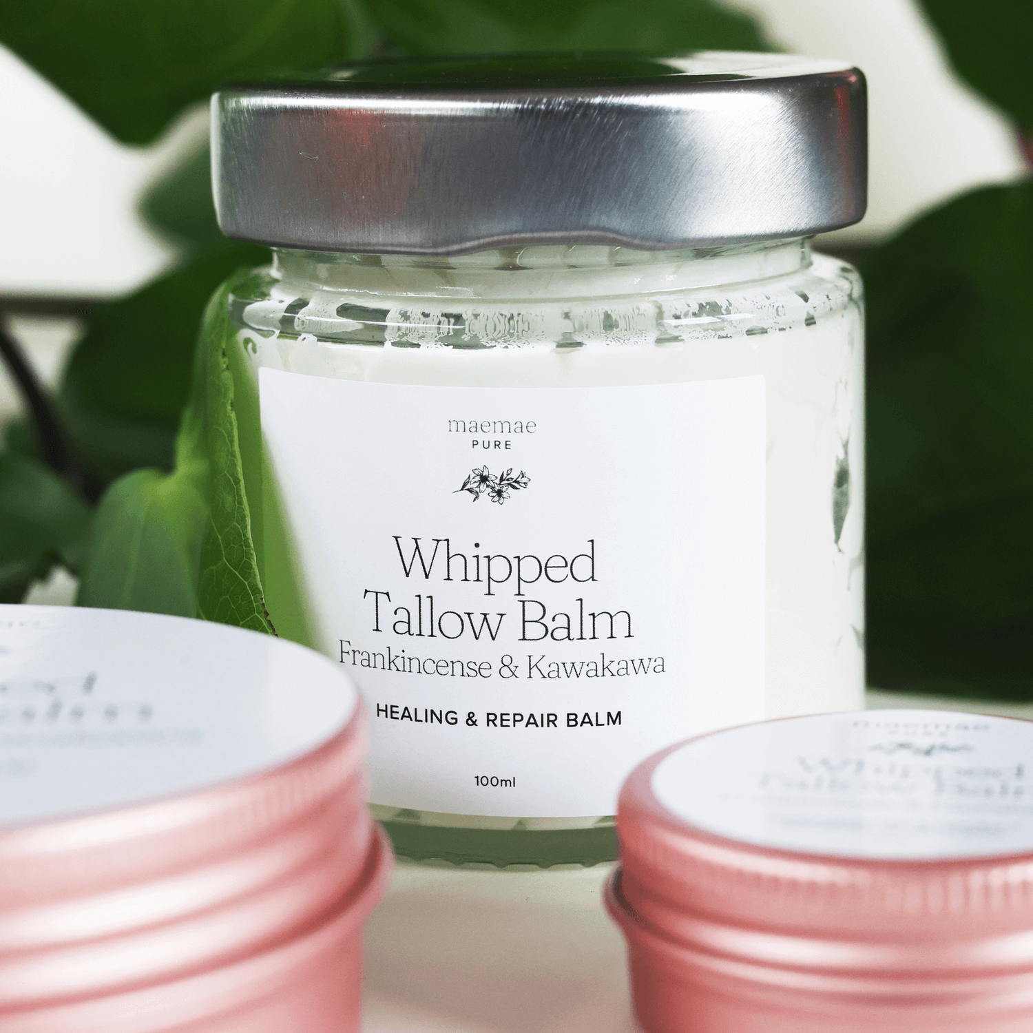 Healing & Repair Whipped Tallow Balm- with Frankincense & Kawakawa